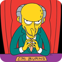 Mr Burns Simpsons